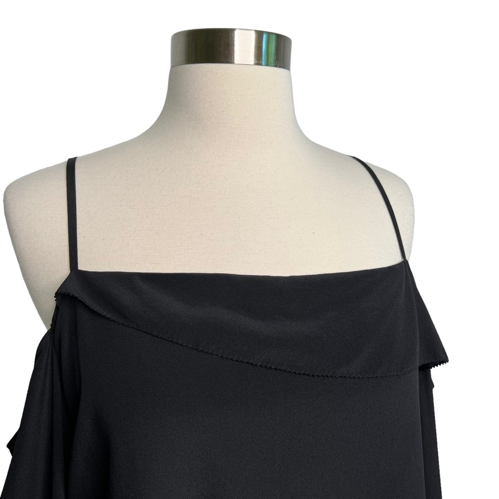 Rag & Bone Silk Karley Cold Shoulder Top L - Picture 9 of 13
